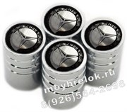 Колпачки на ниппель Мерседес (колос, цилиндр) комплект 4шт CAP.Mercedes.Rnd.wing
