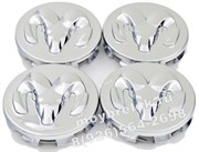 Колпачки в диск Додж (55/50 мм) хром, пластик WHL.Dodge.55-50