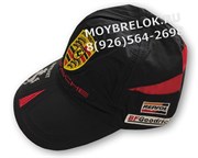 Кепка Порше черная, легкая HAT.Porsche.sum.bk