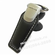 Брелок Мерседес AMG для ключей кожаный (q-type), выпуклая эмблема K.Qt.Mercedes.AMG