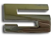 Эмблема БМВ 5 багажник (мет.) EM.BMW.trnk.5.met