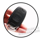 Чехол для смарт ключа Ауди мягкая натуральная кожа, черный Cas.K3.audi.A5.bk