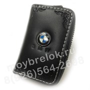 Ключница БМВ черная на молнии CAS.IN.bmw.bk