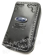 Ключница Форд черная на молнии CAS.IN.ford.bk