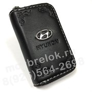 Ключница Хендэ черная на молнии CAS.IN.hyundai.bk