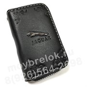 Ключница Ягуар черная на молнии CAS.IN.jaguar.bk