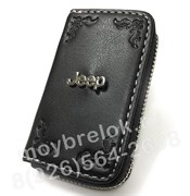 Ключница Джип черная на молнии CAS.IN.jeep.bk