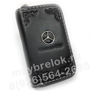 Ключница Мерседес черная на молнии CAS.IN.Mercedes.bk