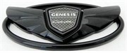 Эмблема Хендэ Genesis черн., овал (глянец) EM.Genesis.coupe.W.bk.glare