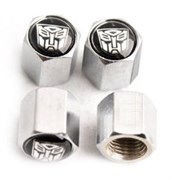Колпачки на ниппель Трансформеры (шестигр.-хром) комплект 4шт CAP.Transformers.Hex.Autobot.sm