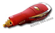 Зарядка Шевроле в прикуриватель USB, красная CHG.SM.Chevrolet.red