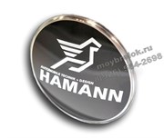 Наклейка Хаманн БМВ (78 мм) на капот / багажник EM.BMW.78.Hamann
