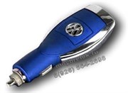 Зарядка Фольксваген в прикуриватель USB, синяя CHG.SM.vw.bu
