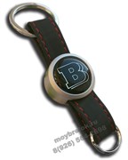 Брелок Мерседес Brabus для ключей кожаный ремешок (rm2) K.RM2.Mercedes.Brabus