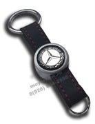 Брелок Мерседес для ключей кожаный ремешок (rm2) K.RM2.Mercedes