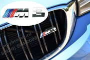 Эмблема БМВ M3 на решетки радиатора em.bmw.grill.m3