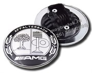 Эмблема Мерседес Affalterbach AMG на капот / 55 мм EM.Mercedes.55.affalterbach.bk