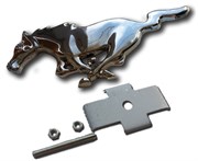 Эмблема Форд Mustang решетка радиатора (металл, хром) EM.Ford.Mustang.grill.met.chr