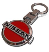 Брелок Ниссан для ключей красный K.3.Nissan.red