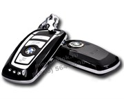 Пластиковый чехол БМВ (черный) с инкрустацией CAS.PLST.bmw.bk