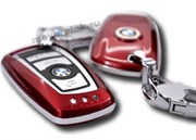 Пластиковый чехол БМВ (красный) с инкрустацией CAS.PLST.bmw.red