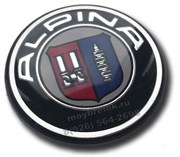 Эмблема БМВ Alpina (64 мм), на двустороннем скотче EM.BMW.64.Alpina