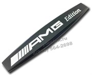 Эмблема Мерседес AMG крыло черн. EM.Mercedes.fender.AMG.edition.bk