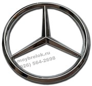Эмблема Мерседес в руль на штырях (52 мм) EM.Mercedes.52.3M.Star