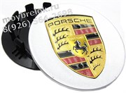 Колпачки в диск Порше Макан 65/50 мм серебро WHL.Porsche.Mac.65-50.slv.BD