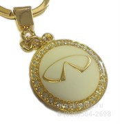 Брелок Инфинити для ключей золотой K.3.Infiniti.gld