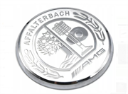 Эмблема в руль 52мм Хромированная (металл) Em.mercedes.aff.52