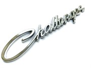 Надпись на крыло/багажник 147мм, металл Em.dodge.chellenger.chr