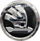 Эмблема Шкода 82 мм черная (рестайл) em.skoda.82.bk - фото 22263